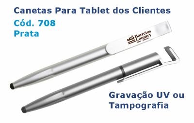 Canetas para Tablet dos Clientes