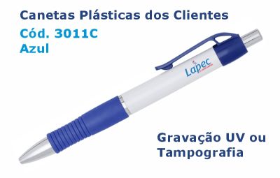 Canetas Plásticas dos Clientes
